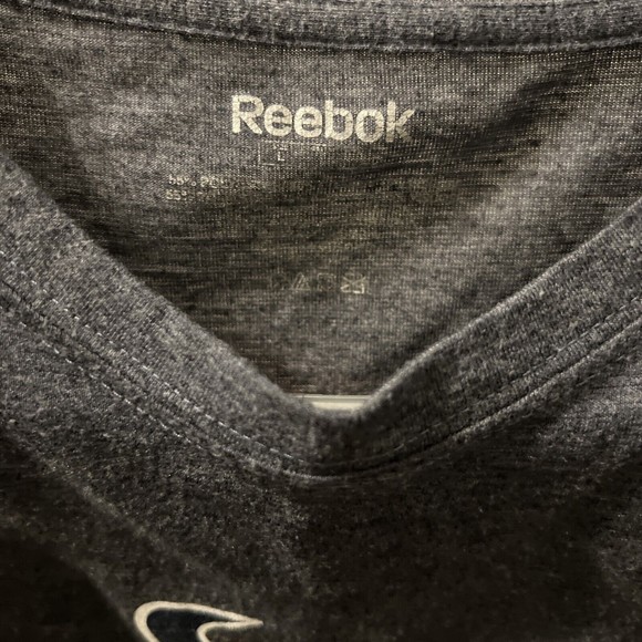 Reebok Houston Texans Youth Large Grey Crew Neck Graphic T-shirt - Picture 3 of 3